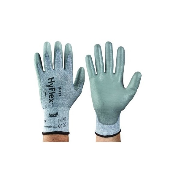 Ansell Polyurethane, Palm, 6 Abrasion Level, Gray, XL ANS11-727RXL - main